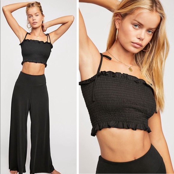 Free People coordinating set in black - Picture 2 of 10